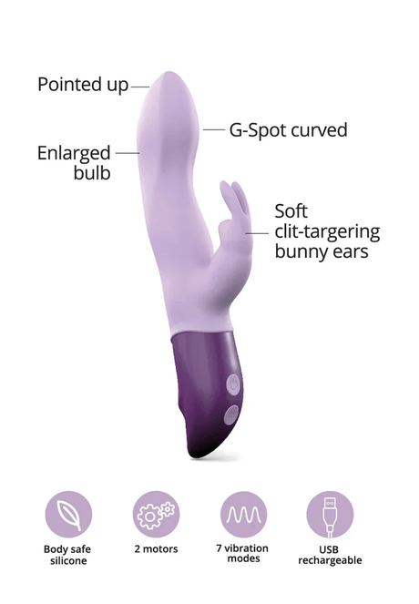 HELLO RABBIT Vibrator - Viva Mauve