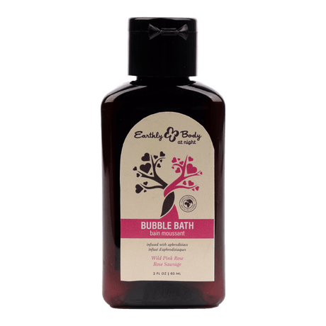 Hemp Seed at Night Bubble Bath Aphrodisiac Collection Wild Pink Rose 2oz / 60ml