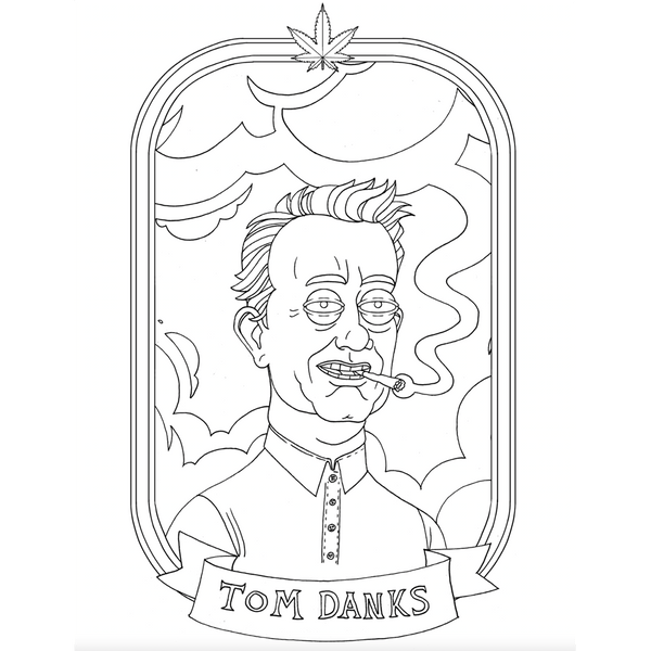 High AF Colouring Book
