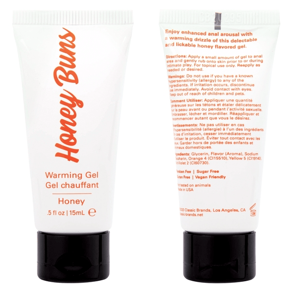 Honey Buns Honey Warming Arousal Gel for Anal Foreplay 15mL