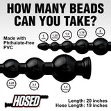 Hosed 19" Graduated Beaded Anal Snake