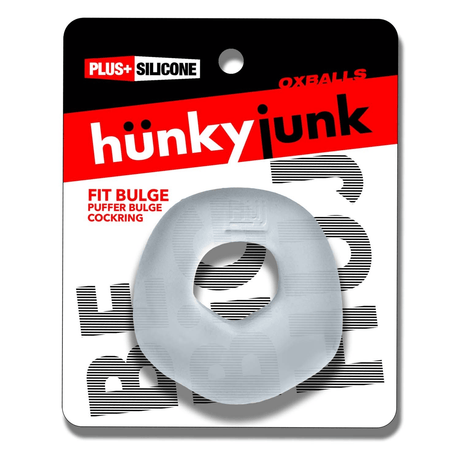 Hünkyjunk FIT BULGE Clear Steam Padded Hung-Style Cock Ring