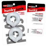 Hünkyjunk FIT GRIPS Clear Ergo-Fit Cock Rings 2-Pack