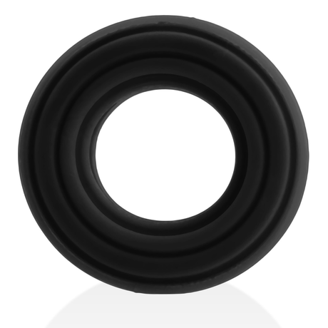 Hünkyjunk ROTO Black Fog Grooved Gripper Cock Ring
