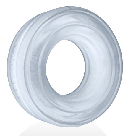 Hünkyjunk ROTO Clear Steam Grooved Gripper Cock Ring