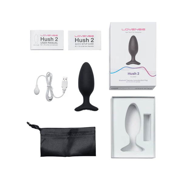 Hush 2 Vibrating Butt Plug – 1.75 Inch