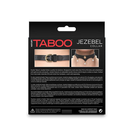 Hustler Taboo - Jezebel Collar - Black
