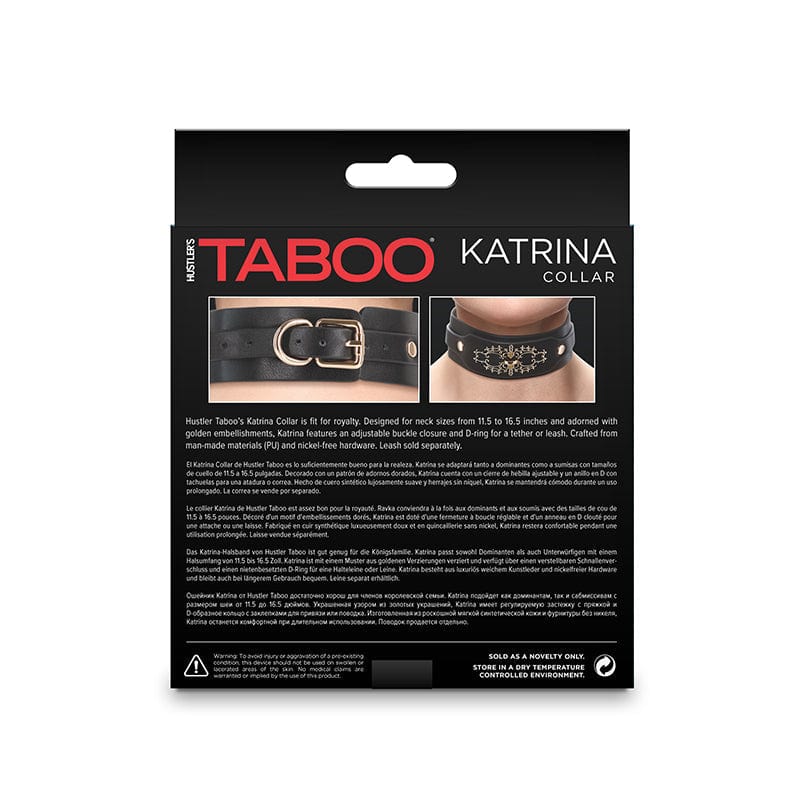 Hustler Taboo - Katrina Collar - Black