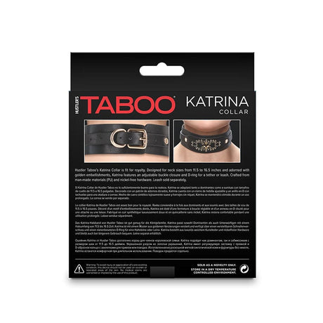 Hustler Taboo - Katrina Collar - Black