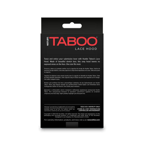 Hustler Taboo - Lace Hood - White