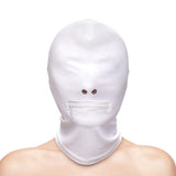 Hustler Taboo - Zippered Mouth Hood - Wh
