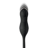 Hyper Thrusting and Vibrating Anal Plug with C-Ring