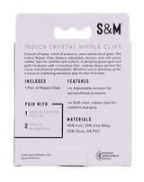 Indica Crystal Nipple Clips