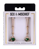 Indica Crystal Nipple Clips