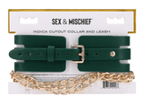 Indica Cutout Collar and Leash
