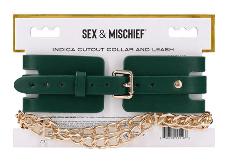 Indica Cutout Collar and Leash