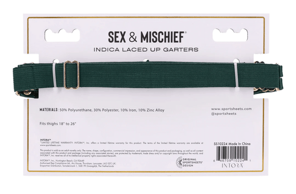 Indica Laced Up Garters