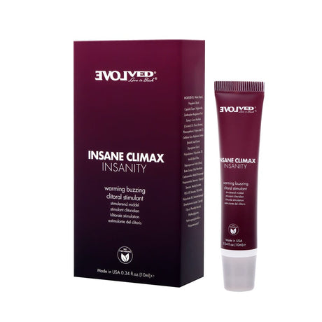 Insane Climax Insanity Warming & Buzzing Clitoral Stimulator Gel