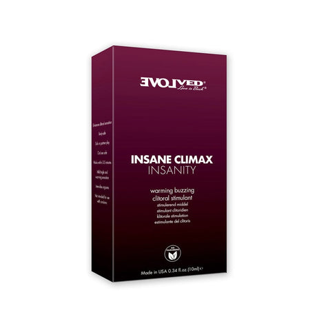 Insane Climax Insanity Warming & Buzzing Clitoral Stimulator Gel