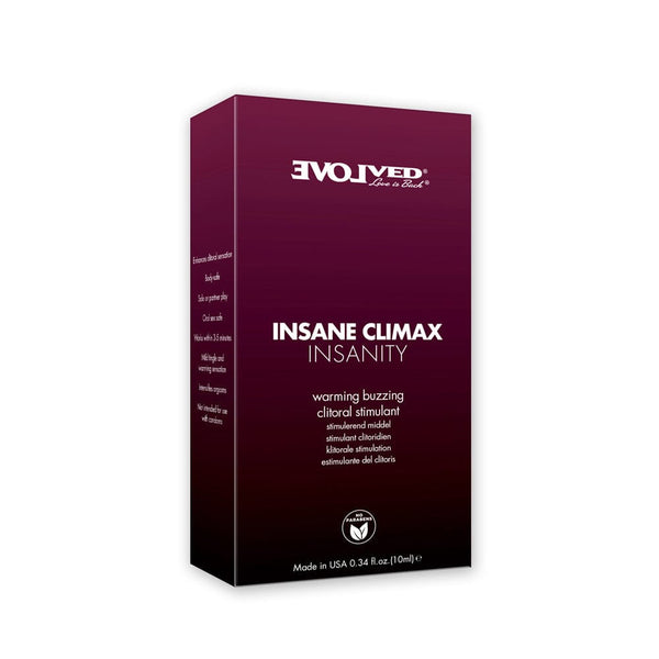 Insane Climax Insanity Warming & Buzzing Clitoral Stimulator Gel