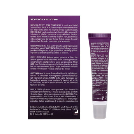 Insane Climax Intense Clitoral Stimulator Oil