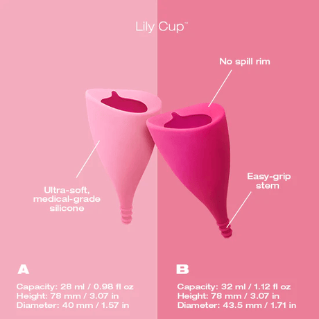 INTIMINA Lily Menstrual Cup Size A – Flexible Comfort Fit