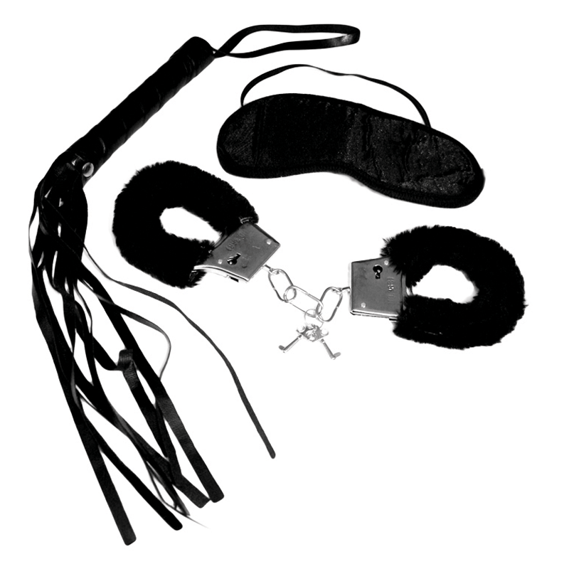 Intro to S&M Kit Black beginner BDSM starter kit