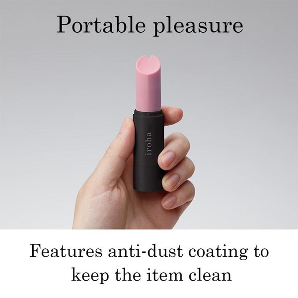 Iroha Stick - Compact Clitoral Vibrator (Lilac & Black)