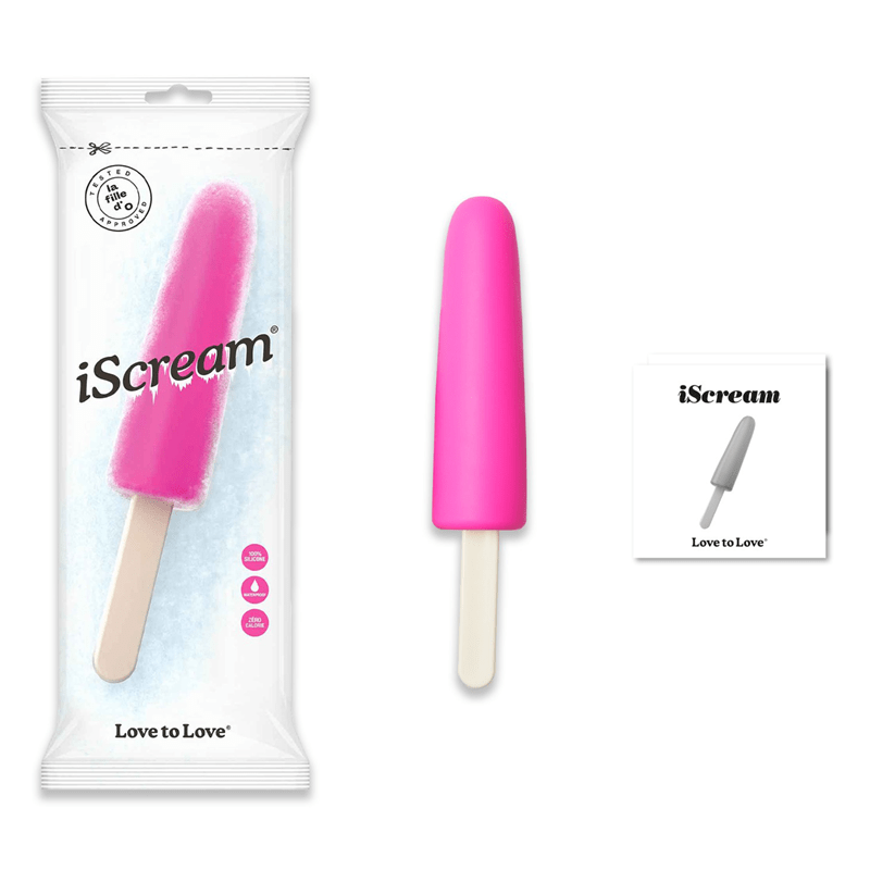 ISCREAM Dildo - Danger Pink