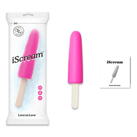 ISCREAM Dildo - Danger Pink