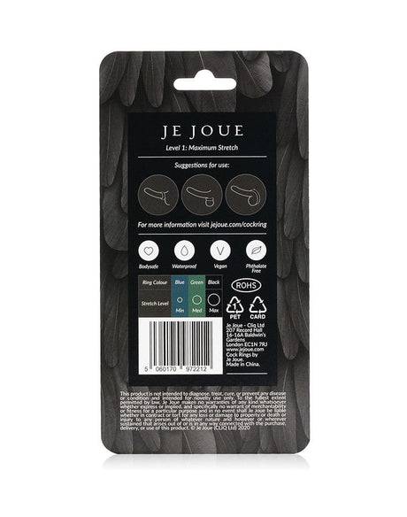Je Joue Black Silicone C-Ring - Maximum Stretch