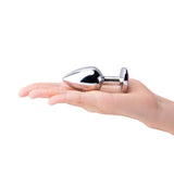 Jewel Heart Metal Butt Plug Training Set