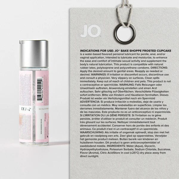 JO Bake Shoppe Frosted Cupcake Water-Based Lubricant 60mL