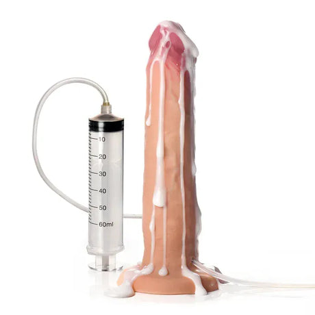 JOCK 9.75" Ejaculating Silicone Dildo