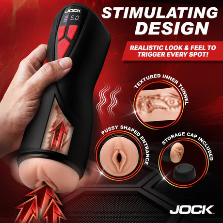 JOCK Advanced Banger! Sucking & Vibrating Pussy Masturbator