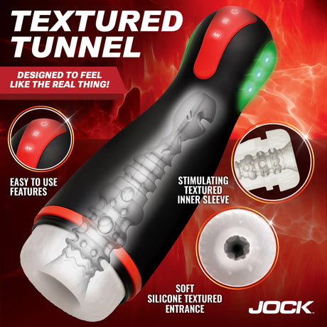 Jock Blaze Vibrating, Sucking & Warming Masturbator