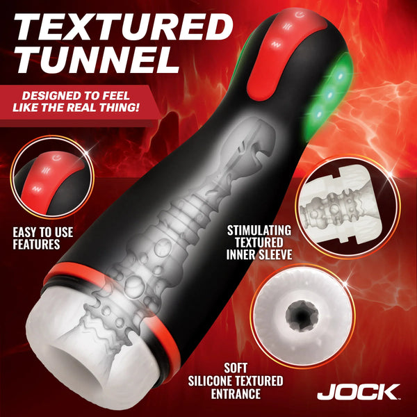 Jock Blaze Vibrating, Sucking & Warming Masturbator