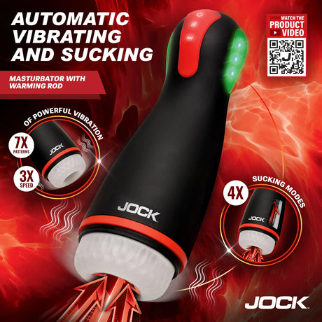 Jock Blaze Vibrating, Sucking & Warming Masturbator