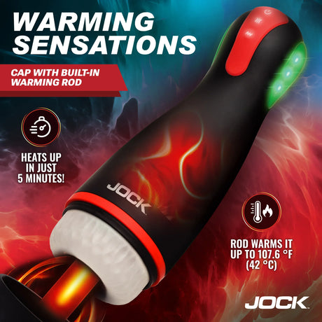 Jock Blaze Vibrating, Sucking & Warming Masturbator