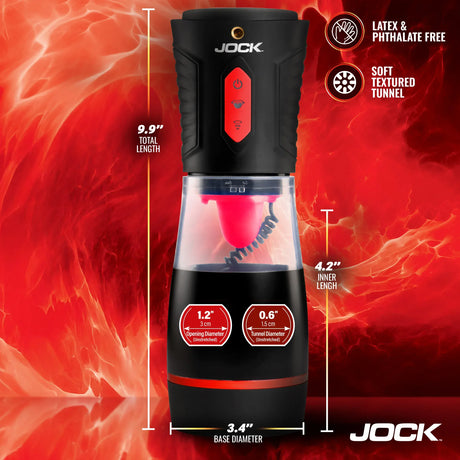 Jock Blow Job Sucking, Licking & Vibrating Masturbator