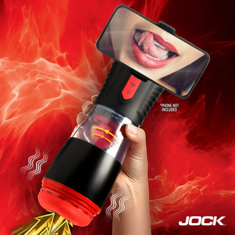 Jock Blow Job Sucking, Licking & Vibrating Masturbator