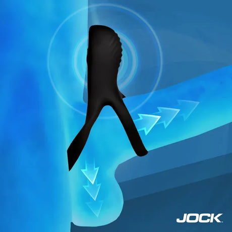 JOCK Hard-On Vibrating Cock Ring with Clitoral Stimulator