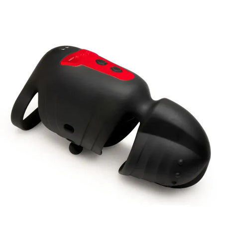 JOCK Helmet Humper Gyrating & Vibrating Silicone Masturbator
