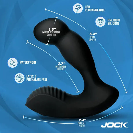 JOCK P-Force Milking Silicone Prostate Vibrator
