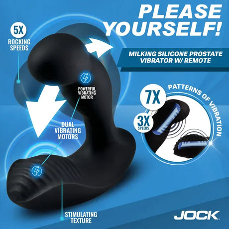 JOCK P-Force Milking Silicone Prostate Vibrator