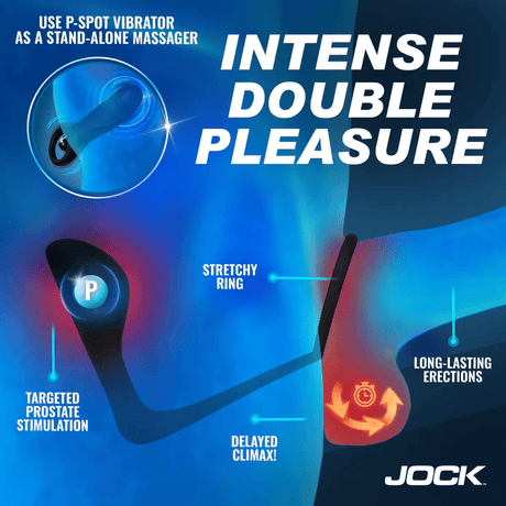 Jock P-Spotter Silicone Prostate Vibrator Set