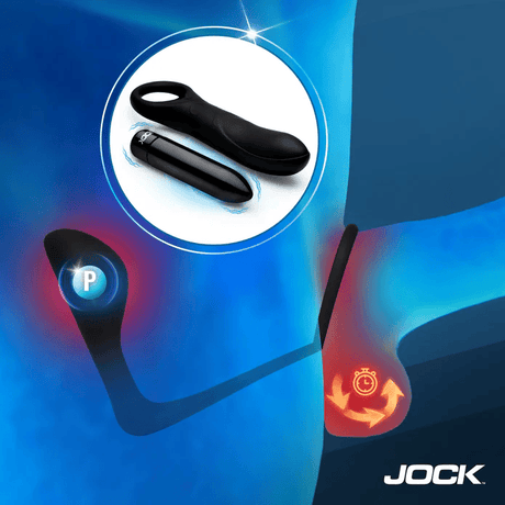 Jock P-Spotter Silicone Prostate Vibrator Set
