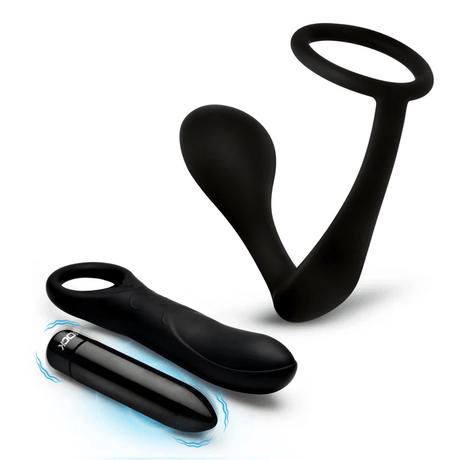 Jock P-Spotter Silicone Prostate Vibrator Set