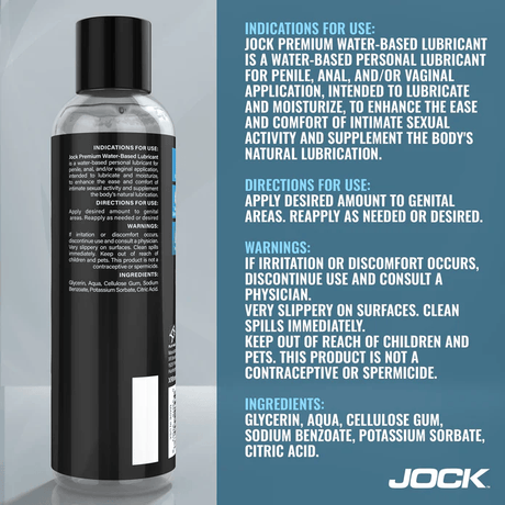 Jock Premium Water-Based Lubricant