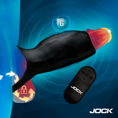 Jock Surge Vibrating Penis Sleeve C-Ring with Remote